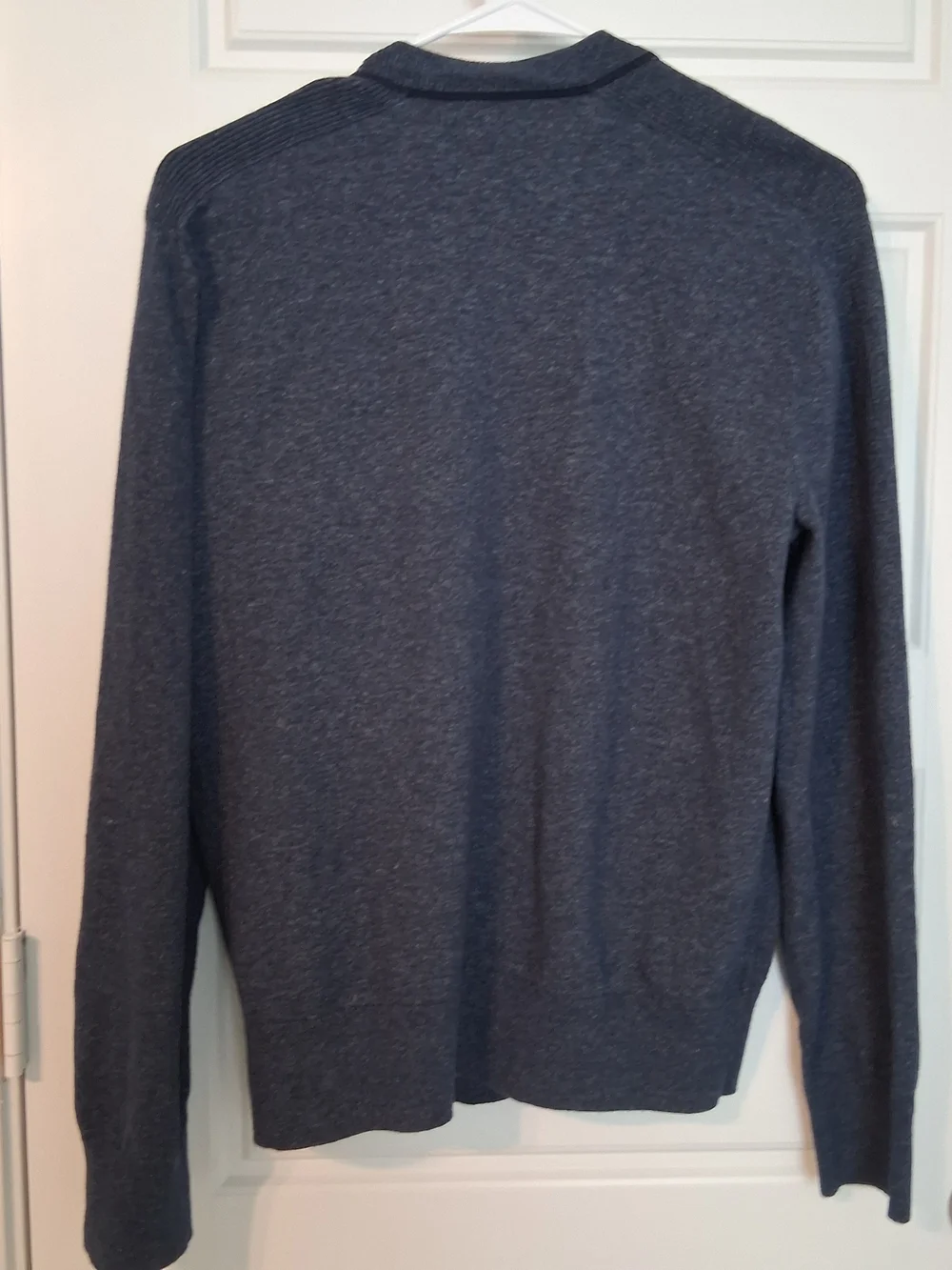 Banana Republic Men's Dark Navy Button-Front Cardigan 100% Cotton